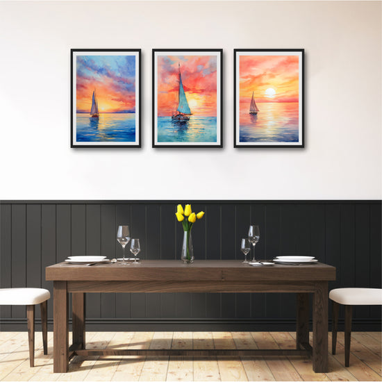 Nature Multi Color Boat Frame Sets